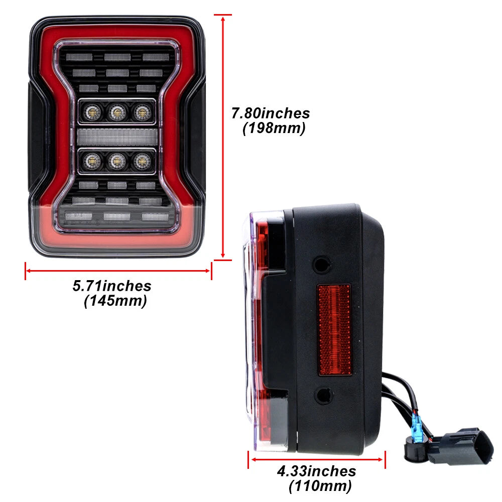AMR LED Tail Light for Jeep Wrangler JK