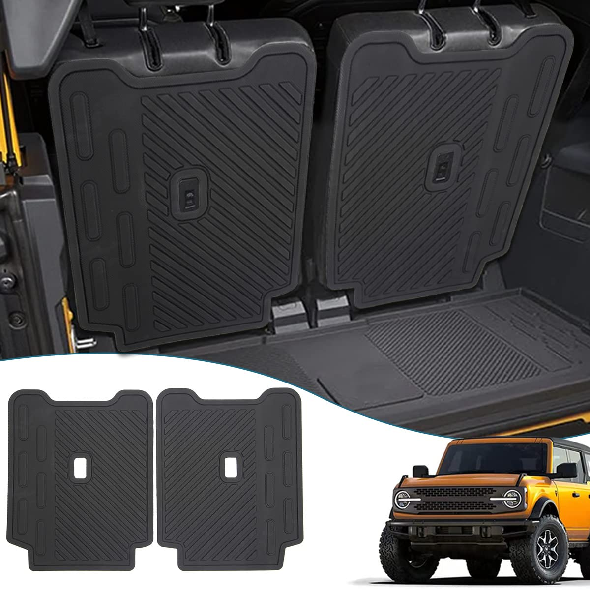 Back seat protector Mat for Ford Bronco 2-Door