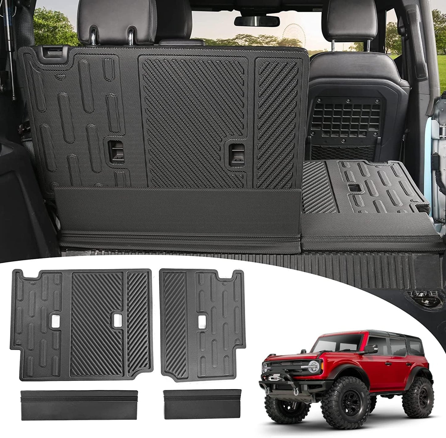 Back seat protector Mat for Ford Bronco 4-Door