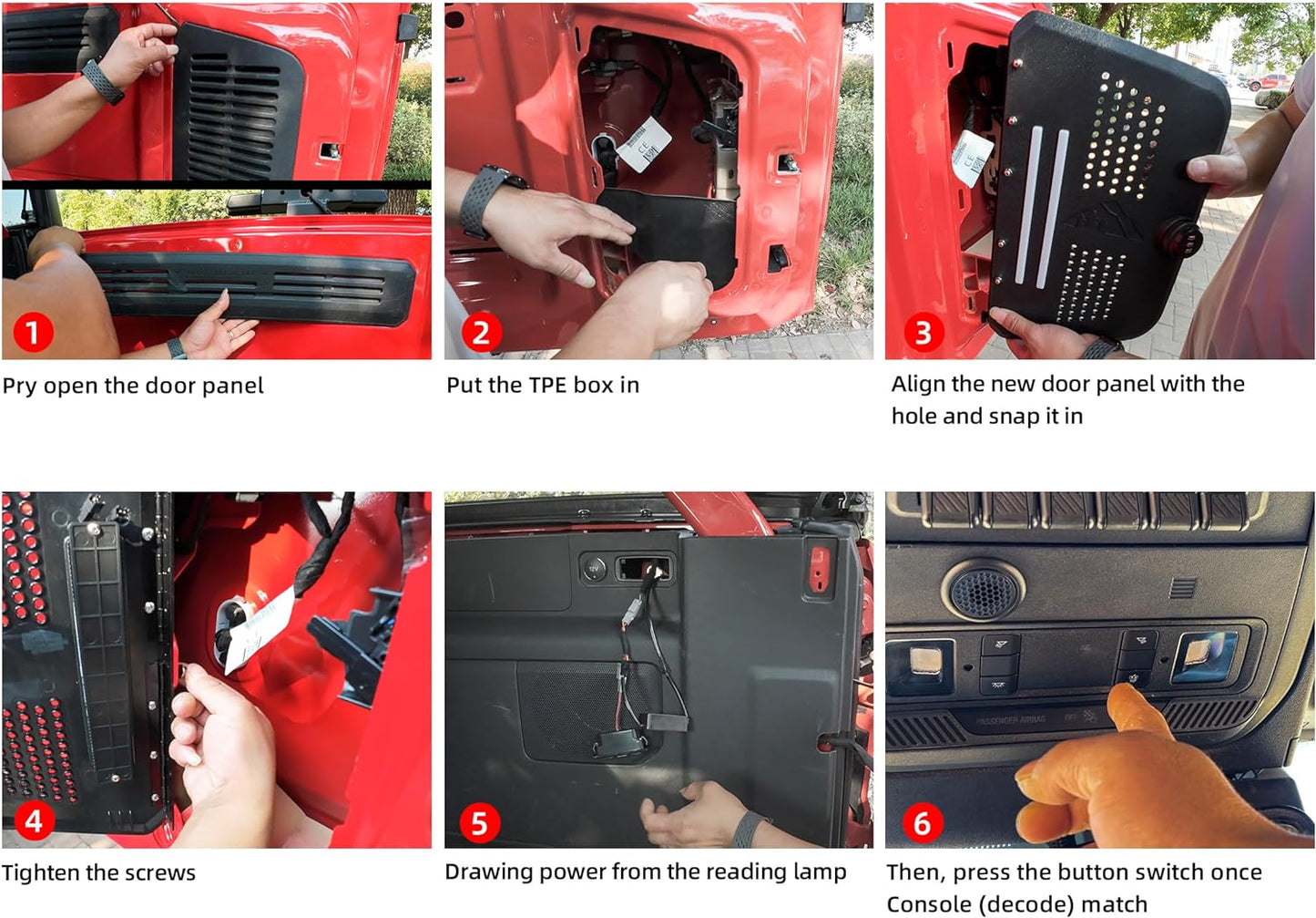 Tailgate Hidden Storage Box with Combination Lock and Light for Ford Bronco 2024