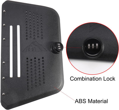 Tailgate Hidden Storage Box with Combination Lock and Light for Ford Bronco 2024