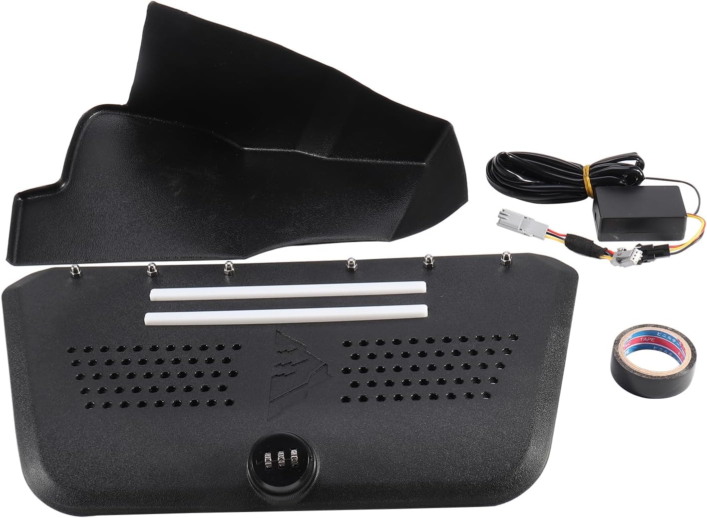 Tailgate Hidden Storage Box with Combination Lock and Light for Ford Bronco 2024