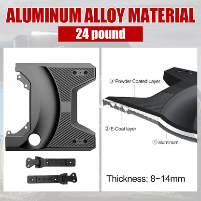 Raptor Style Tailgate Hinge Reinforcement Kit for Ford Bronco 2 Door & 4 Door