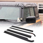 Window Visors (matte black) for Ford Bronco 4 Door