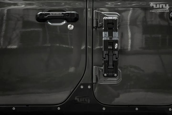 FURY DOOR HINGE STEP FOLDING FOOT PEDAL FOR JEEP WRANGLER JK JL