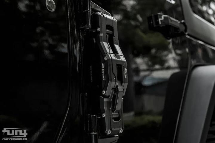 FURY DOOR HINGE STEP FOLDING FOOT PEDAL FOR JEEP WRANGLER JK JL