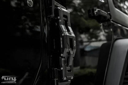 FURY DOOR HINGE STEP FOLDING FOOT PEDAL FOR JEEP WRANGLER JK JL