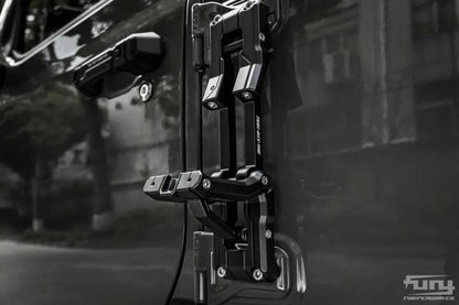 FURY DOOR HINGE STEP FOLDING FOOT PEDAL FOR JEEP WRANGLER JK JL