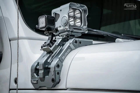 Fury Gravity Series A-pillar integrated lighting system for Wrangler JL /JT