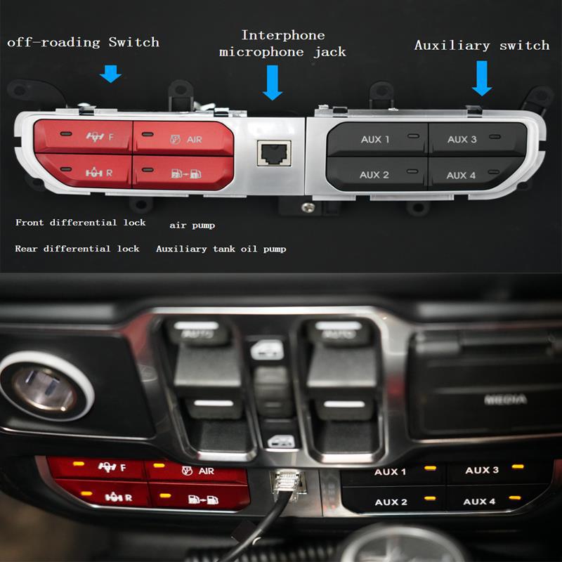 AMR AUXILIARY SWITCHES FOR JEEP WRANGLER JL