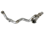 AFE Power Twisted Steel 2-1/4 IN 409 Stainless Steel Y-Pipe For Jeep Wrangler JL & JT