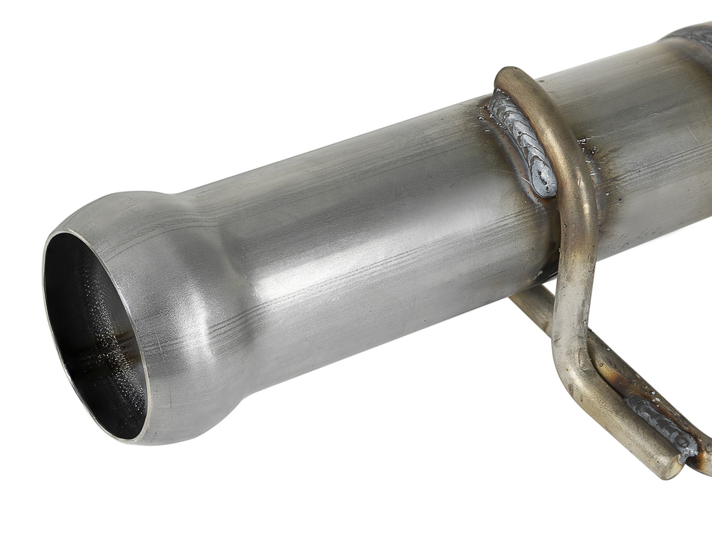 AFE Power Twisted Steel 2-1/4 IN 409 Stainless Steel Y-Pipe For Jeep Wrangler JL & JT