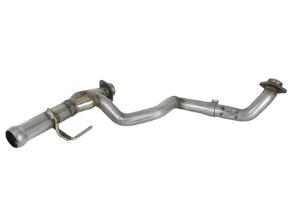 AFE Power Twisted Steel 2-1/4 IN 409 Stainless Steel Y-Pipe For Jeep Wrangler JL & JT