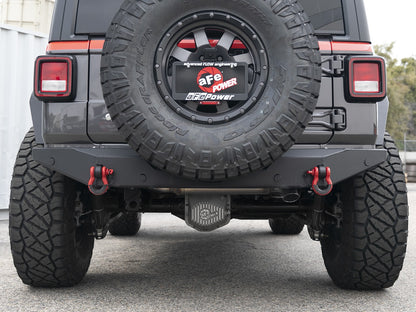 AFE MACH Force-Xp Hi-Tuck 3" 409 Stainless Steel Axle-Back Exhaust System for Jeep Wrangler JL/JLU