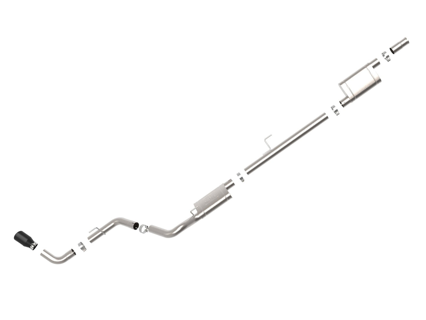 AFE Apollo GT Series 3 IN 409 Stainless Steel Cat-Back Exhaust System ( 49-48083-B) for Jeep Wrangler JT (GLADIATOR)