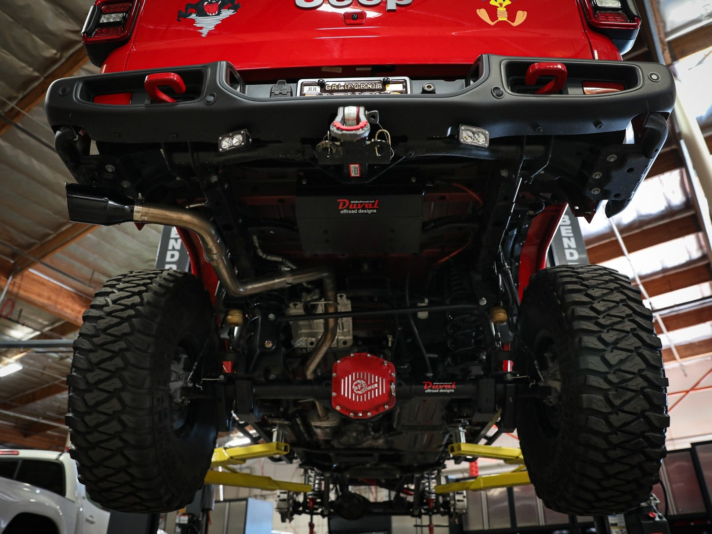 AFE Apollo GT Series 2-1/2" 409 Stainless Steel Cat-Back Exhaust System for Jeep Wrangler JT (GLADIATOR)