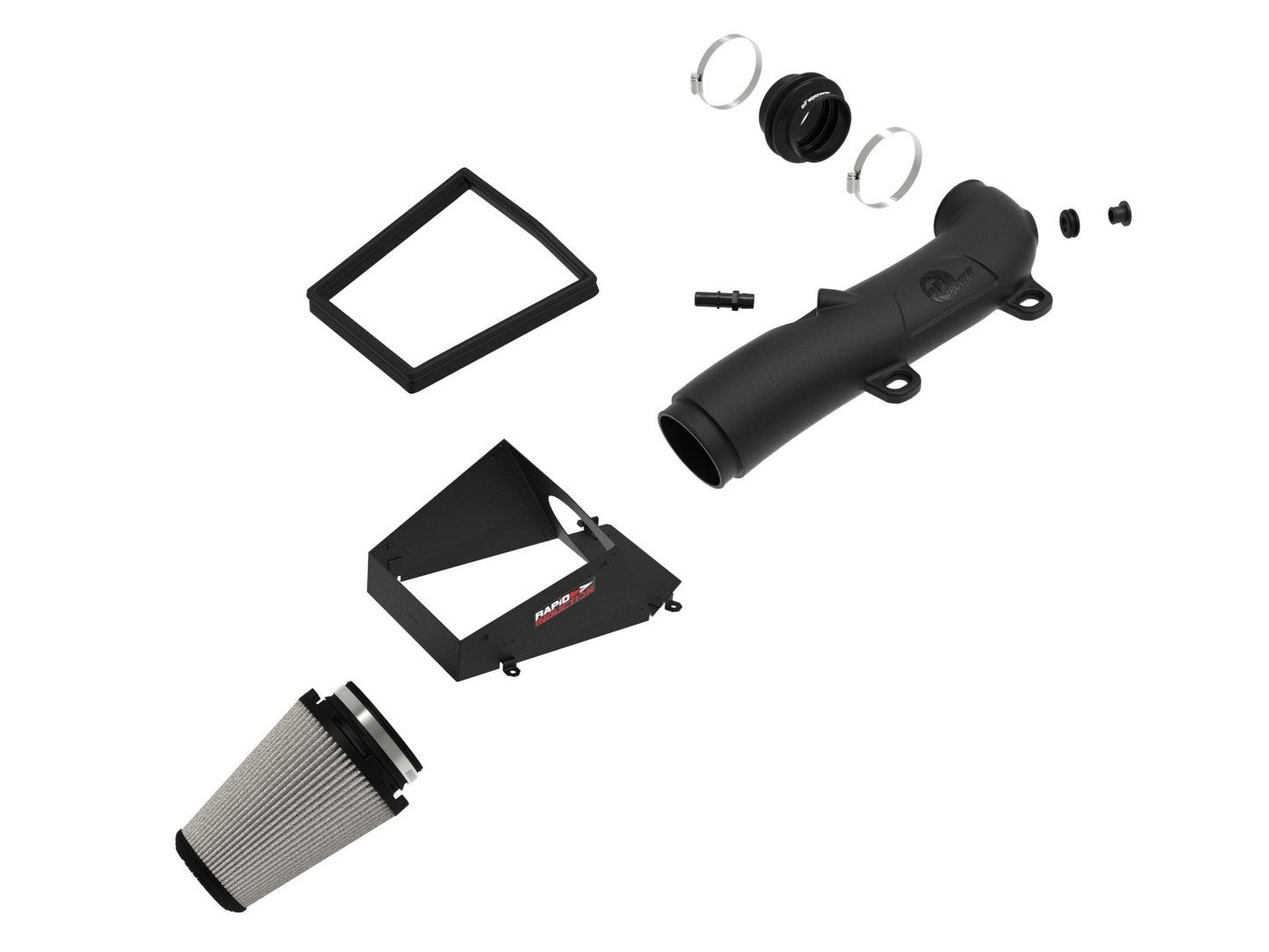 AFE Power Rapid Induction Cold Air Intake System w/ Pro DRY S Filter (52-10008D) For Jeep Wrangler JL & JT