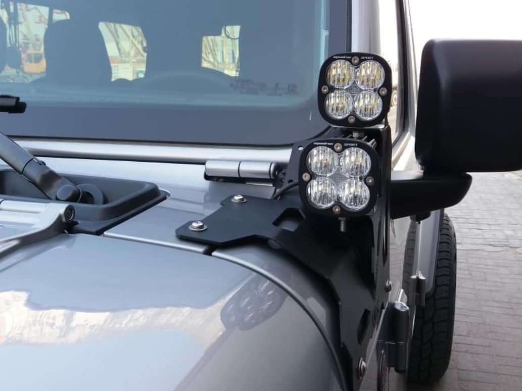 AMR Double Light Bracket for Jeep Wrangler JL