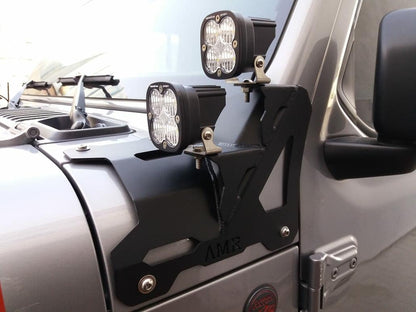 AMR Double Light Bracket for Jeep Wrangler JL