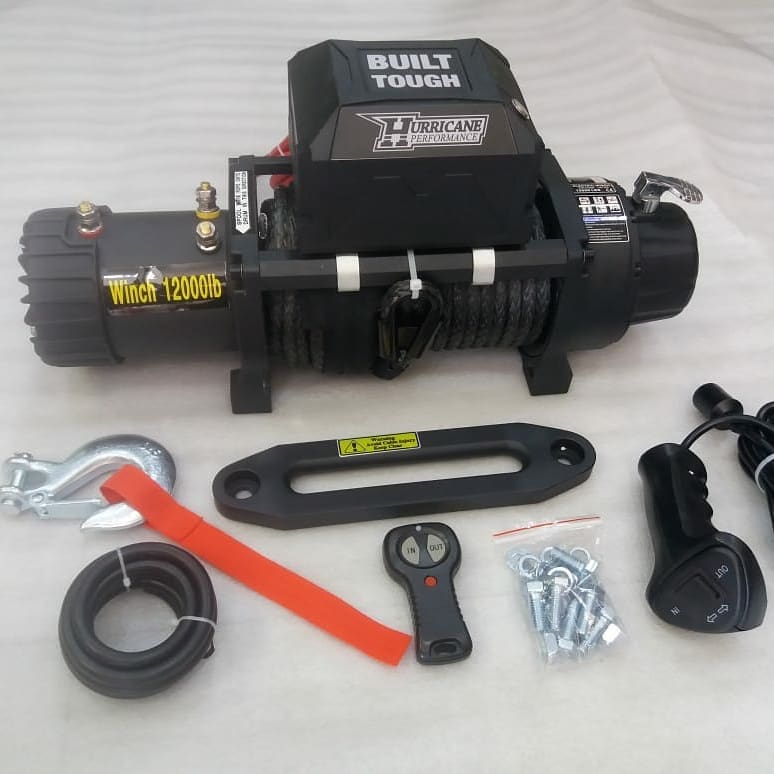 Hurricane Winch 12000LB For Jeep Wrangler - am-wrangler