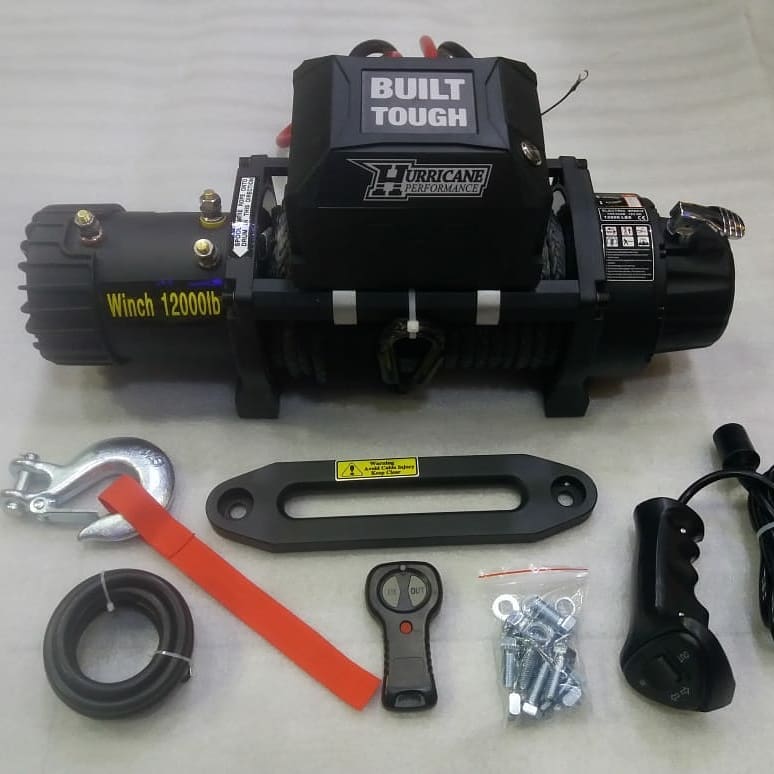 Hurricane Winch 12000LB For Jeep Wrangler - am-wrangler