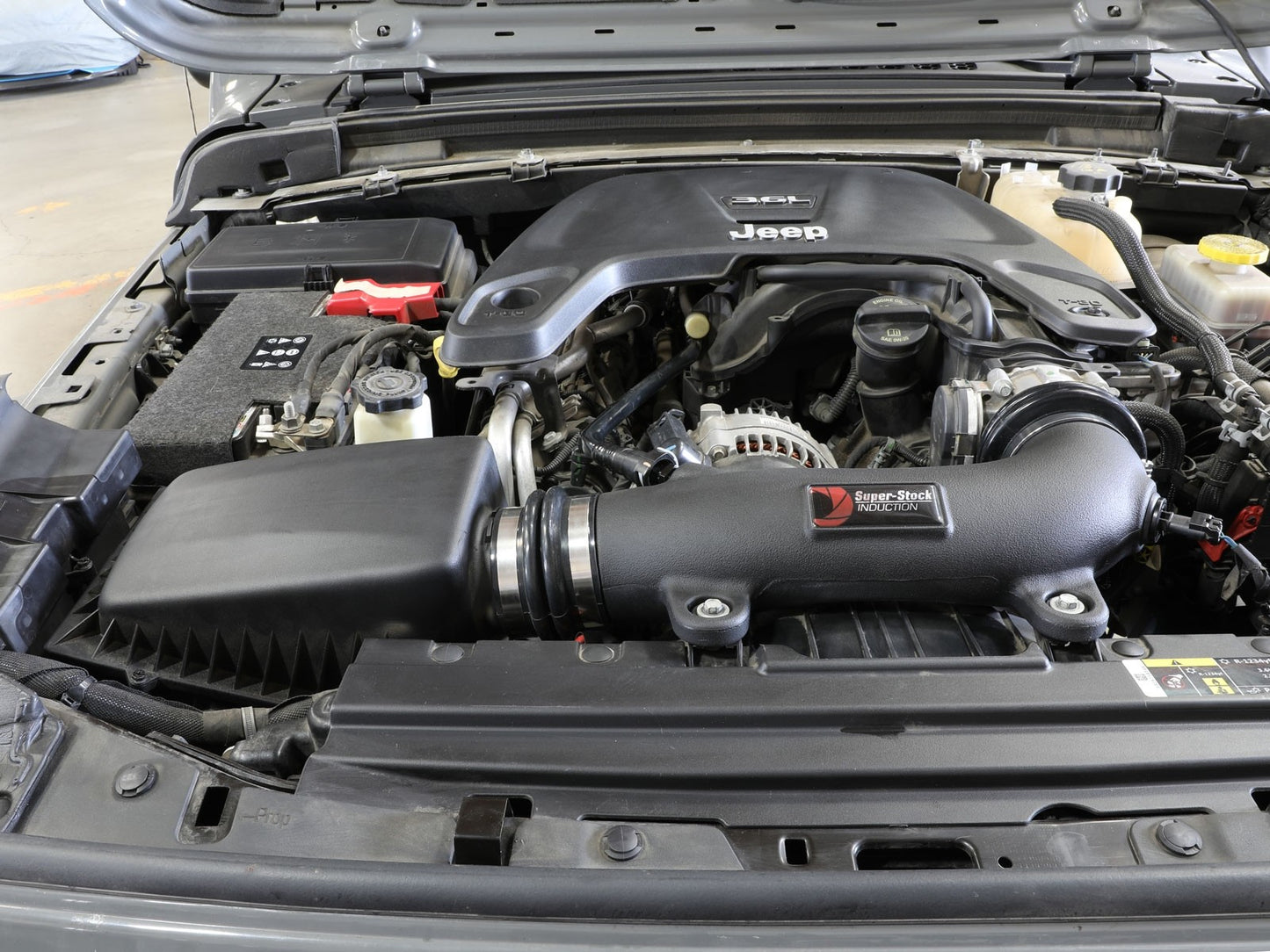 AFE Power Super Stock Induction System® w/ Pro DRY S Filter (55-10009D) For Jeep Wrangler JL & JT