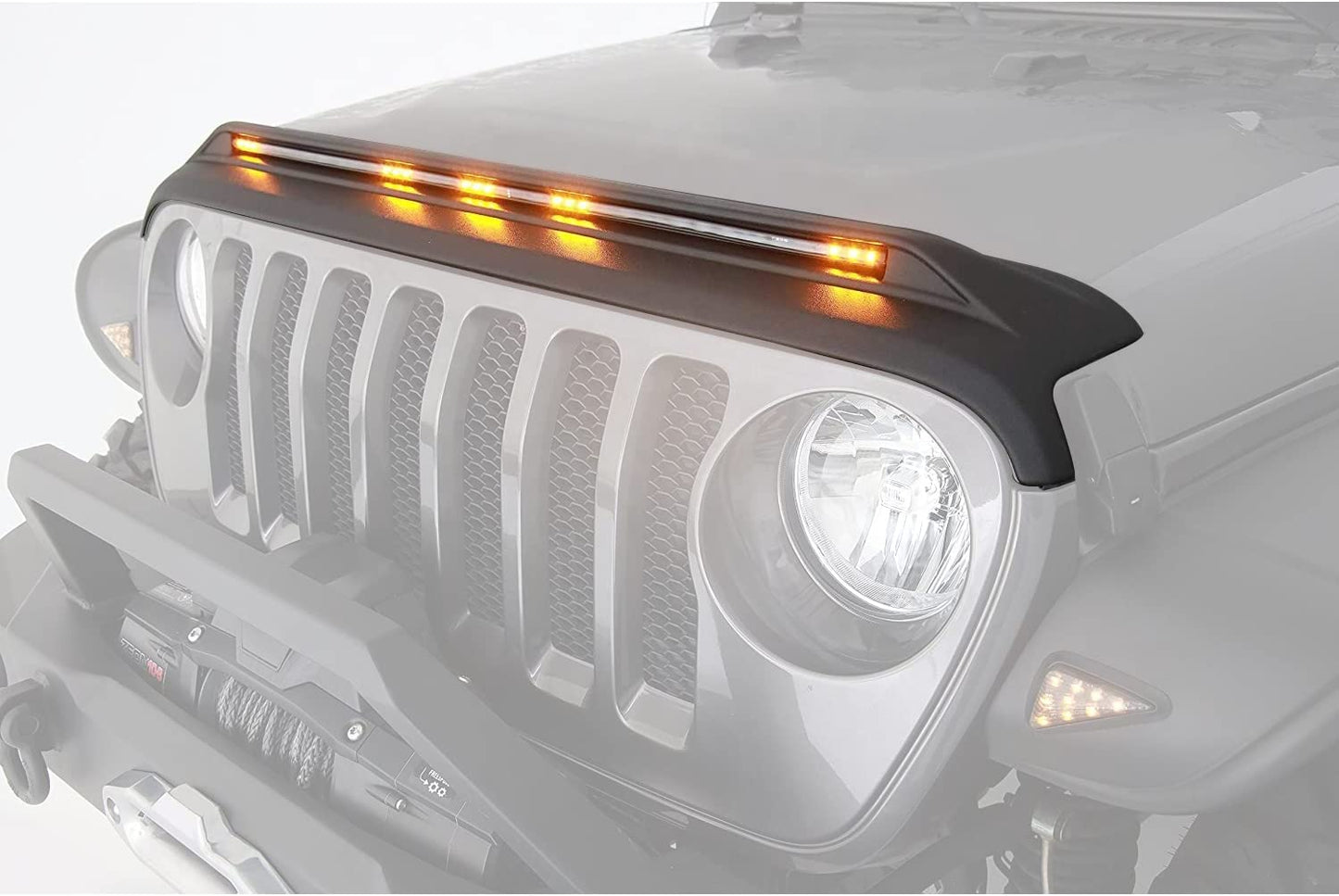 Front Hood cover with led light for Jeep wrangler JL