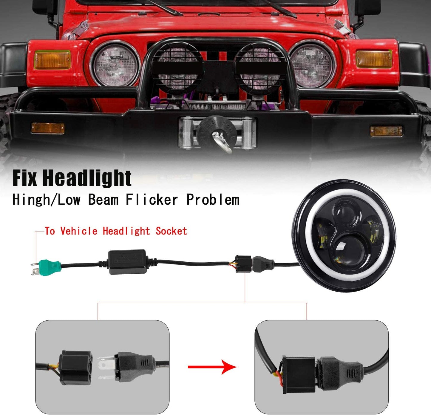 Led Headlight Canbus Anti flicker Decoder