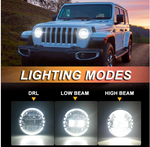 7 Inch Led King Kong Headlight for Jeep Wrangler JK