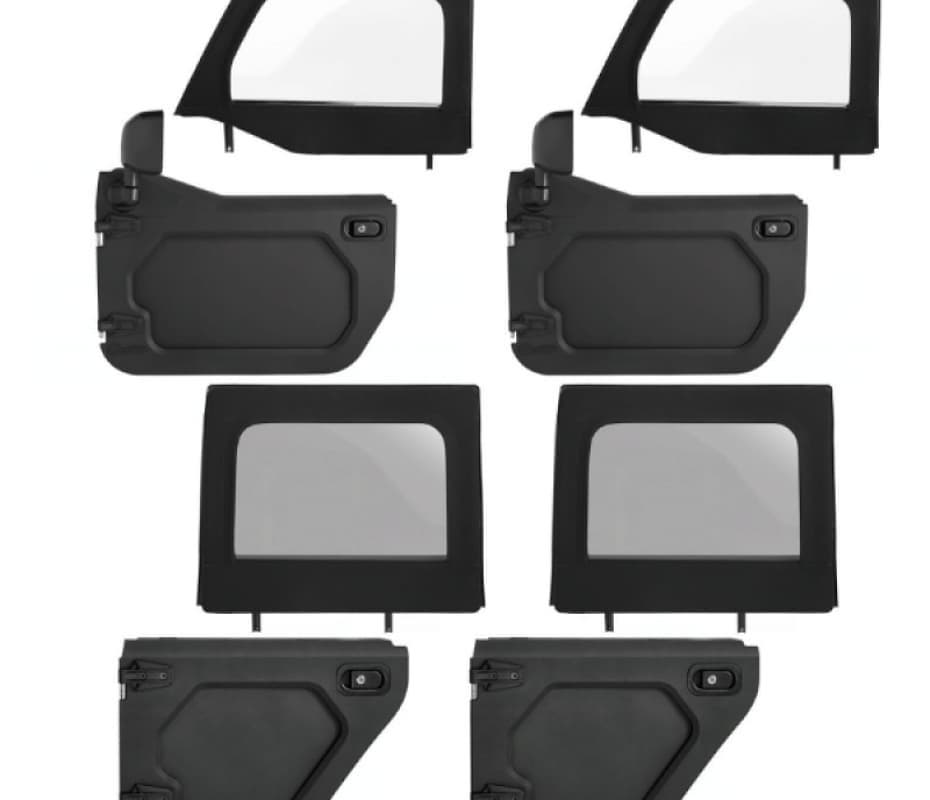 Core Doors with Twill Upper from Bestop for Jeep Wrangler JK