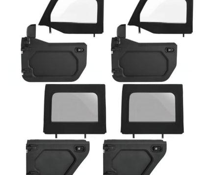 Core Doors with Twill Upper from Bestop for Jeep Wrangler JK