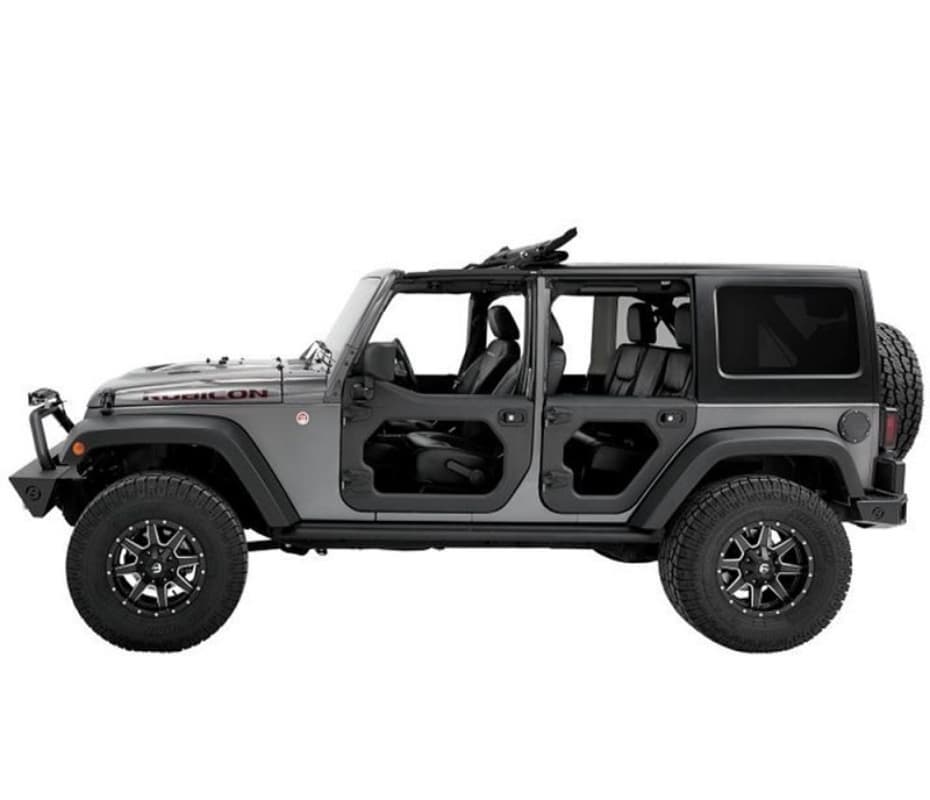 Core Doors with Twill Upper from Bestop for Jeep Wrangler JK