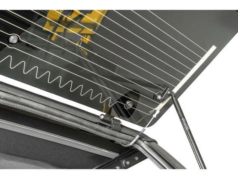 TREKTOP PRO HYBRID SLANTBACK SOFT TOP IN BLACK TWILL FOR JEEP WRANGLER JK - am-wrangler