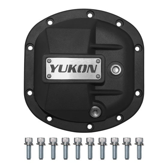 Yukon Hardcore Front Differential Cover for Jeep Wrangler JK