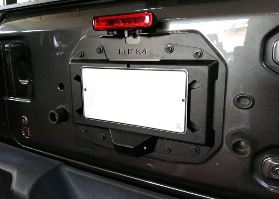 Plate Number Holder for Jeep Wrangler JL