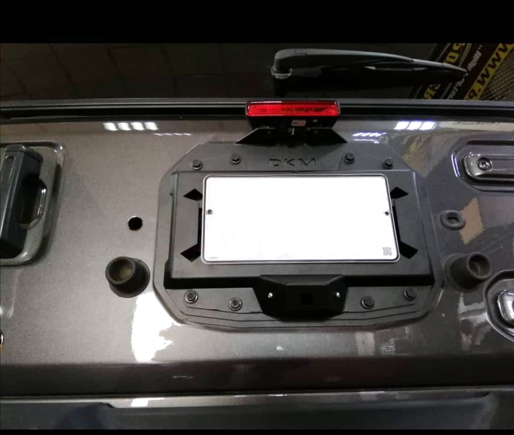 Plate Number Holder for Jeep Wrangler JL