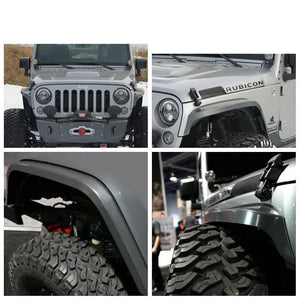 Aluminium Fender Flares for jeep wrangler JK - am-wrangler