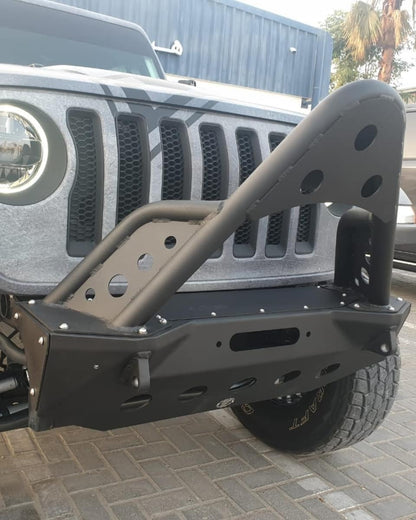Aluminium front bumper for Jeep Wrangler JL - am-wrangler
