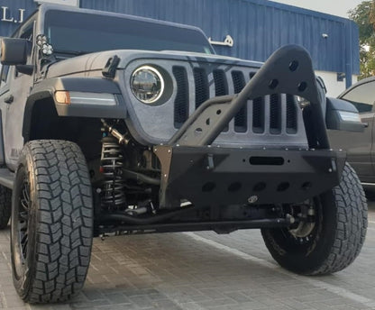 Aluminium front bumper for Jeep Wrangler JL - am-wrangler