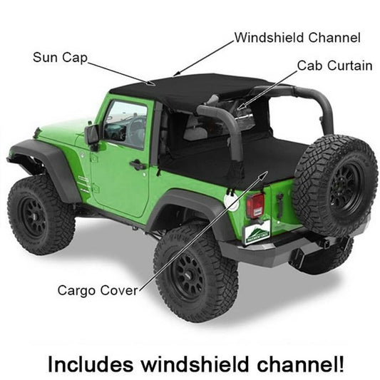 Bikini Top from Pavement End for Jeep Wrangler JK - am-wrangler