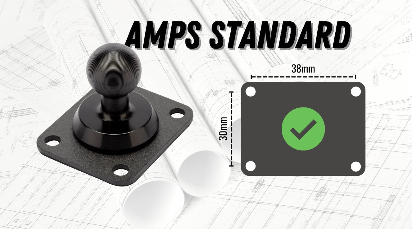 BulletPoint 20mm Ball with Metal Mounting Plate