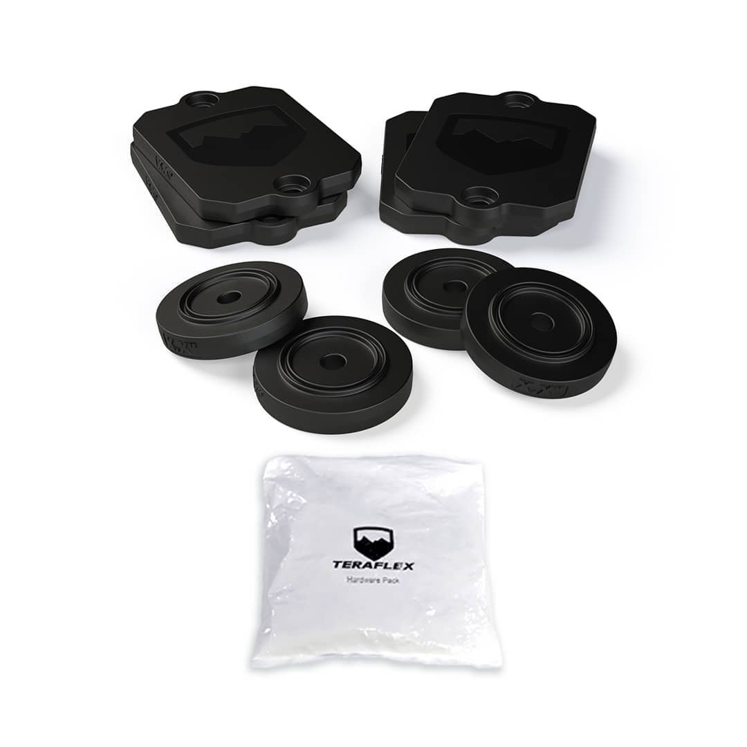 Teraflex Bump Stop Strike Pad Shim Kit for Jeep Wrangler JL - am-wrangler
