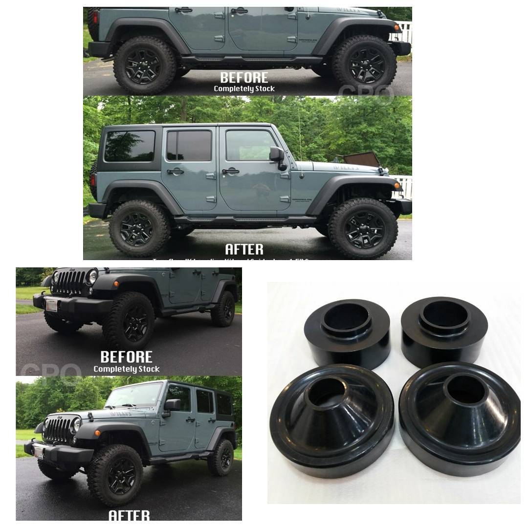 Hurricane Coil Lift Spacers for Jeep Wrangler JK - am-wrangler