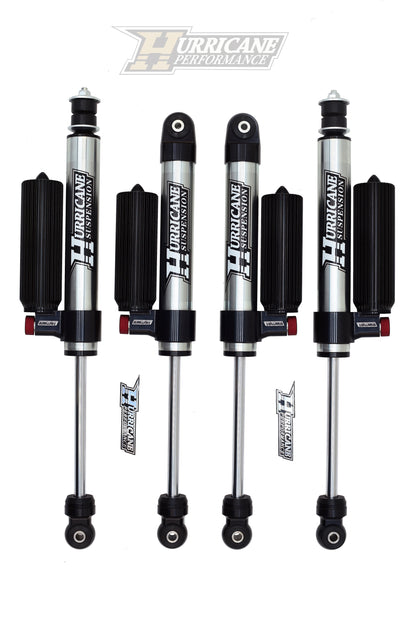 Hurricane Racing Shocks 2", With Reservoir, Adjustable for Jeep Wrangler JK