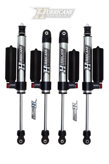 Hurricane Performance 2.5 inch Lift Kit With Hurricane 2.0 Adjustable Shocks for Jeep Wrangler JK
