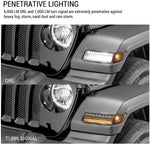 AMR LED Fender Lights Compatible with Jeep Wrangler JL Sport USA