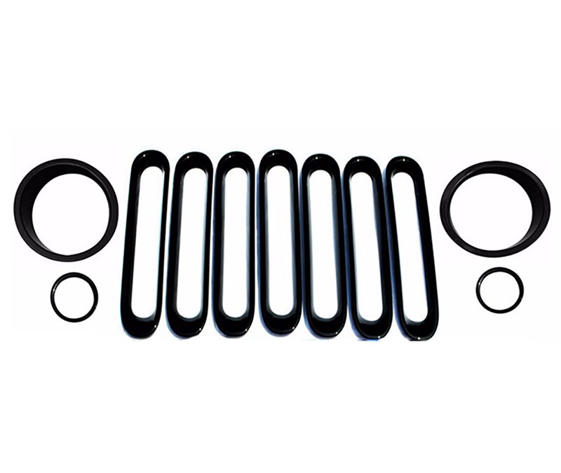 Grille & Headlight insert for Jeep Wrangler JK