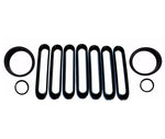 Grille & Headlight insert for Jeep Wrangler JK