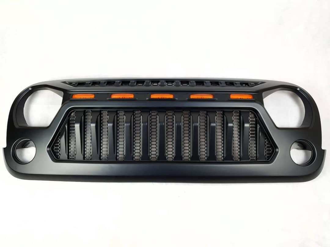 Grille with LED marker for Jeep Wrangler JK - am-wrangler