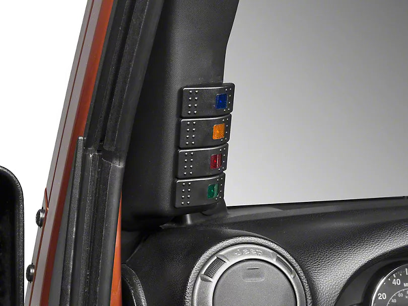 A- Pillar Switch Panel for Jeep Wrangler JK - am-wrangler
